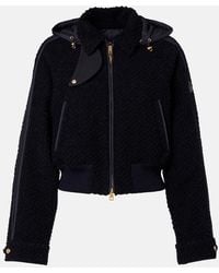 Moncler - Hooded Virgin Wool Down Jacket - Lyst
