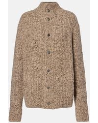 God's True Cashmere - Cashmere Boucle Cardigan - Lyst