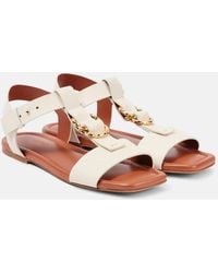 Ulla Johnson - Nimi Leather Sandals - Lyst