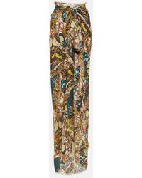 Jean Paul Gaultier - Papillon Printed Beach Cover-up - Lyst