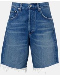 Citizens of Humanity - Ayla Denim Bermuda Shorts - Lyst