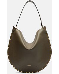 Isabel Marant - Oskan Large Leather Shoulder Bag - Lyst