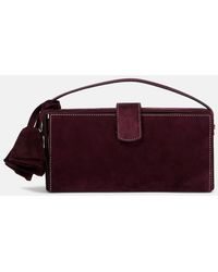 Magda Butrym - Apolonia Small Suede Clutch - Lyst