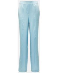 JOSEPH - Pantalon Droit Tova En Satin De Soie - Lyst