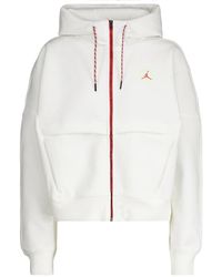 Nike Felpa Jordan Winter Utility con cappuccio - Bianco