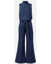 7 For All Mankind - Jumpsuit Aus Denim - Lyst