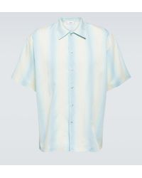 Commas - Oversized Striped Bowling Shirt - Lyst