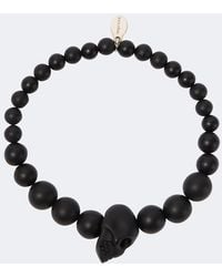 McQueen - Pulsera De Cuentas Skull - Lyst