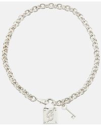 Blumarine - Choker A Catena Logo - Lyst