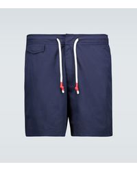 Orlebar Brown Shorts Standard mit Kordelzug - Blau