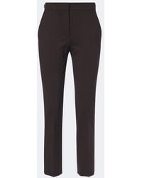 Max Mara - Wool-Blend Slim Pants - Lyst