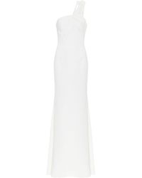Roland Mouret Vestido de fiesta Gosford de crepé - Blanco