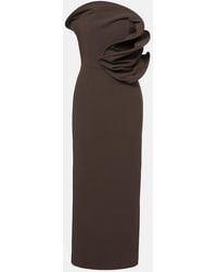 Magda Butrym - Draped Wool-Blend Cocktail Dress - Lyst