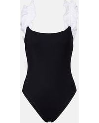 Karla Colletto - Evie Ruffled Swimsuit - Lyst