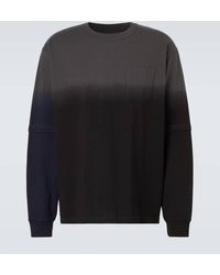 Sacai - Sudadera De Algodon Tenido - Lyst