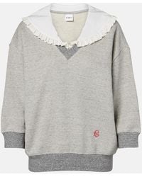 Chloé - Cotton-Blend French Terry Sweatshirt - Lyst
