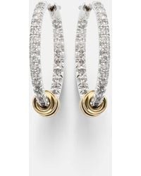 Spinelli Kilcollin - Ohrringe Argo Demi Aus Sterlingsilber Und 18Kt Gelbgold Mit Diamanten - Lyst