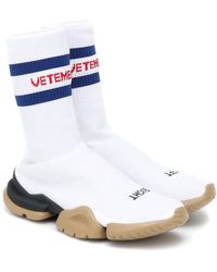 Vetements X Reebok Classic Sock Sneakers in Burgundy (Red) | Lyst