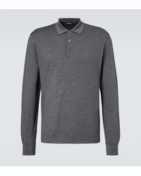 ZEGNA - Polo De Algodon Y Seda - Lyst