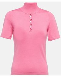 Dorothee Schumacher - Cut-Out Wool-Blend Top - Lyst
