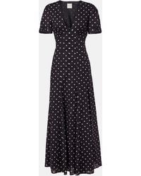 Posse - Paloma Polka-Dot Maxi Dress - Lyst