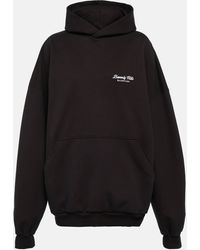 Balenciaga - Beverly Hills Oversized Cotton Hoodie - Lyst