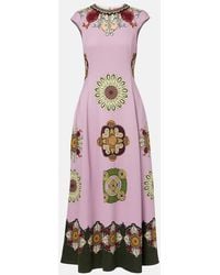 La DoubleJ - Park Ave Printed Maxi Dress - Lyst