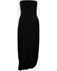 Ferragamo - Draped Bustier Dress - Lyst