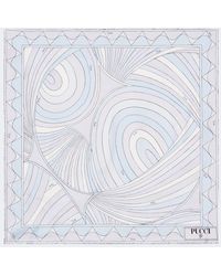 PUCCI - Iride Silk Twill Scarf - Lyst