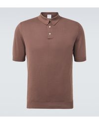 Eleventy - Cotton Polo Shirt - Lyst