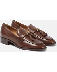 Tod's - Tassel-trimmed Leather Loafers - Lyst