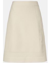 Jil Sander - Wool-Blend Wrap Skirt - Lyst