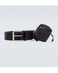 Dries Van Noten - Leather Belt And Bag - Lyst