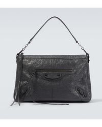 Balenciaga - Le City Moto Medium Leather Shoulder Bag - Lyst