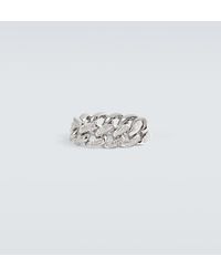 SHAY - Ring Link aus 18kt Weissgold mit Diamanten - Lyst