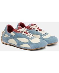 Bottega Veneta - Sneakers Orbit Flash Mit Veloursleder - Lyst