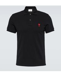 Ami Paris - Polo negro - Lyst
