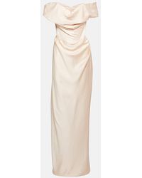 Vivienne Westwood - Nova Cocotte Crepe Satin Gown - Lyst
