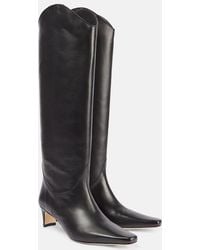 STAUD - Western Wally 55 Leather Cowboy Boots - Lyst