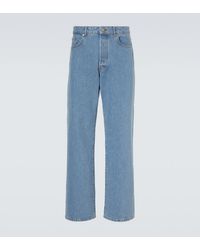 Dries Van Noten - Logo Straight Jeans - Lyst