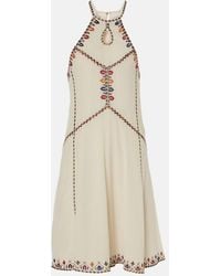 Isabel Marant - Sammy Cotton-Blend Minidress - Lyst