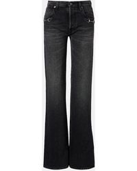 Gucci - Horsebit Wide-Leg Jeans - Lyst