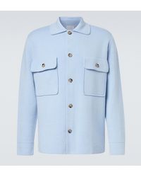 Allude - Wool And Cashmere Overshirt - Lyst