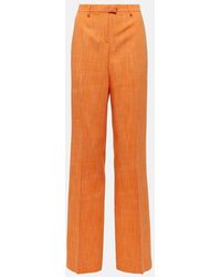 Etro - Pantaloni Regular A Vita Alta - Lyst