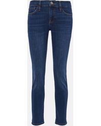 FRAME - Le Garcon Mid-rise Straight Jeans - Lyst