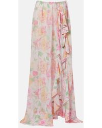 Bananhot - Clara Floral Maxi Skirt - Lyst