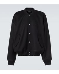 Balenciaga - Wool Bomber Jacket - Lyst