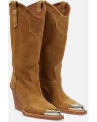 Paris Texas - Dakota Suede Cowboy Boots - Lyst