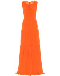 Halpern Robe longue - Orange