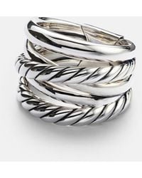 David Yurman - Crossover Sterling Ring - Lyst